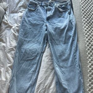 abercrombie and fitch the ankle straight ultra high rise curve love